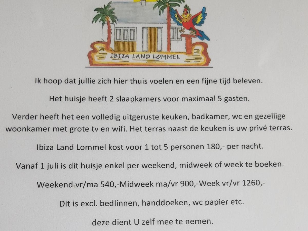 Ibiza Land Lommel Villa Ngoại thất bức ảnh
